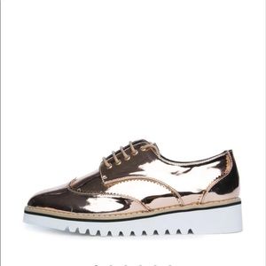 Cape Robbin Venus-1 Women's Rose Gold Oxford